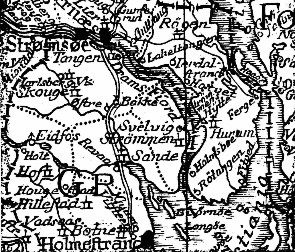 Pontoppidans kart 1785